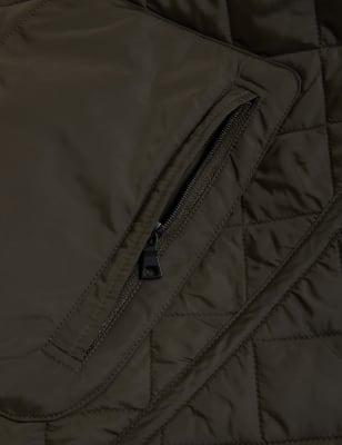 

Mens M&S Collection Quilted Jacket with Stormwear™ - Brown, Brown