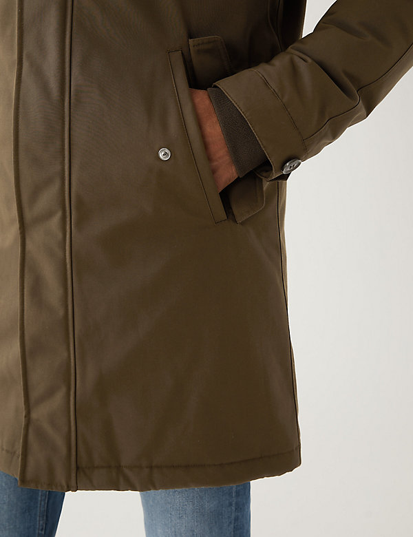 Borg Lined Parka Jacket with Stormwear™ - FR