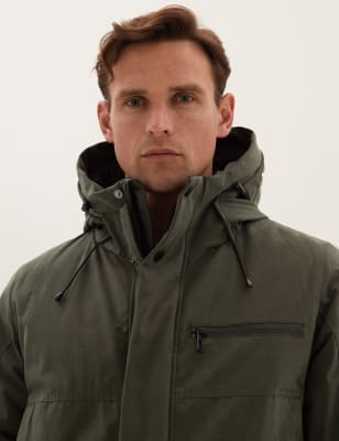 

Mens M&S Collection Cotton Parka Jacket with Thermowarmth™ - Khaki, Khaki