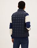 Feather and Down Quilted Gilet