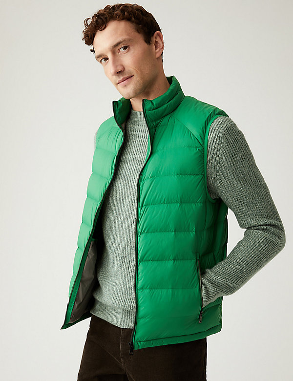 Feather and Down Gilet | M&S Dubai