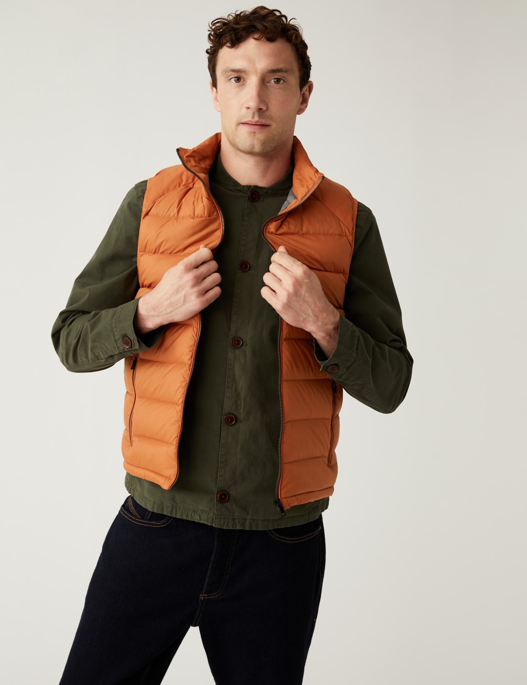 Feather and Down Gilet image 2