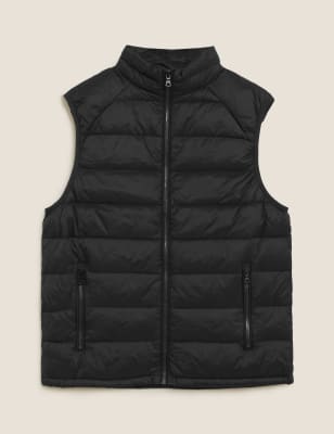 

Mens M&S Collection Feather and Down Gilet - Black, Black