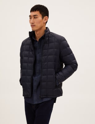 

Mens M&S Collection Feather & Down Quilted Puffer Jacket - Navy, Navy