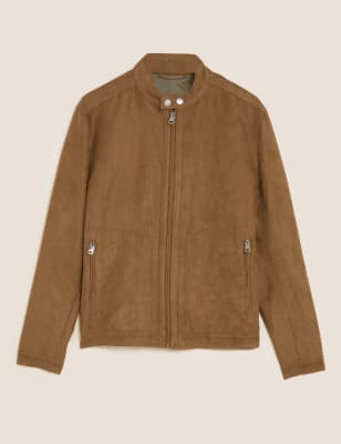 Marks and spencer faux sale suede jacket