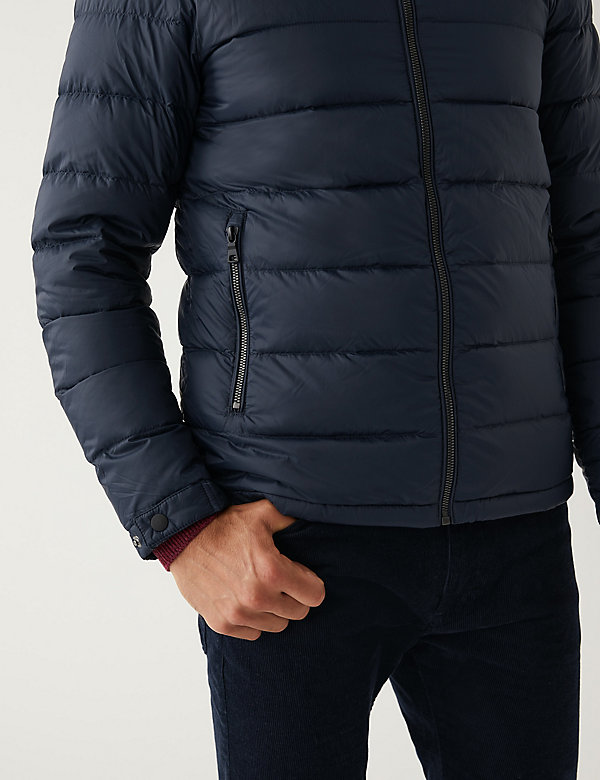 Feather and Down Puffer Jacket - DE