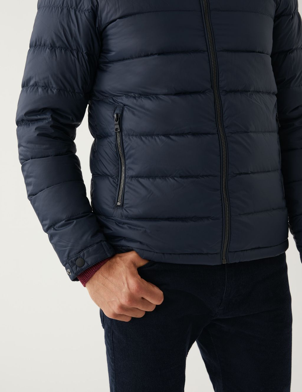 Feather and Down Puffer Jacket image 4