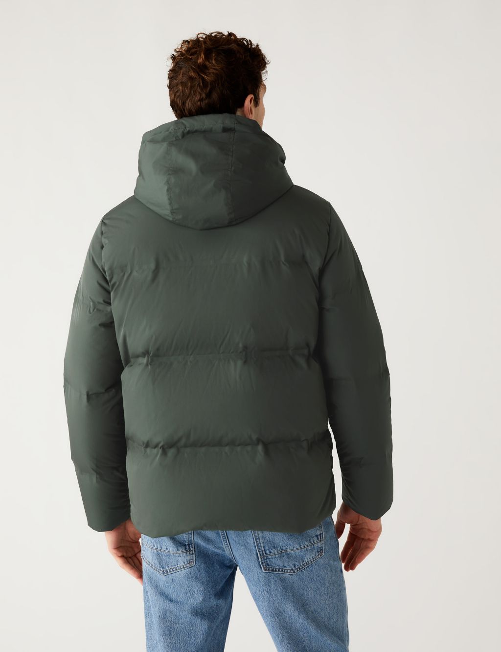Feather and Down Puffer Jacket image 4