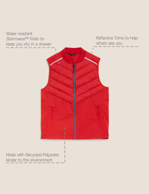 

GOODMOVE Chaleco de running con Stormwear™Mens - Red, Red
