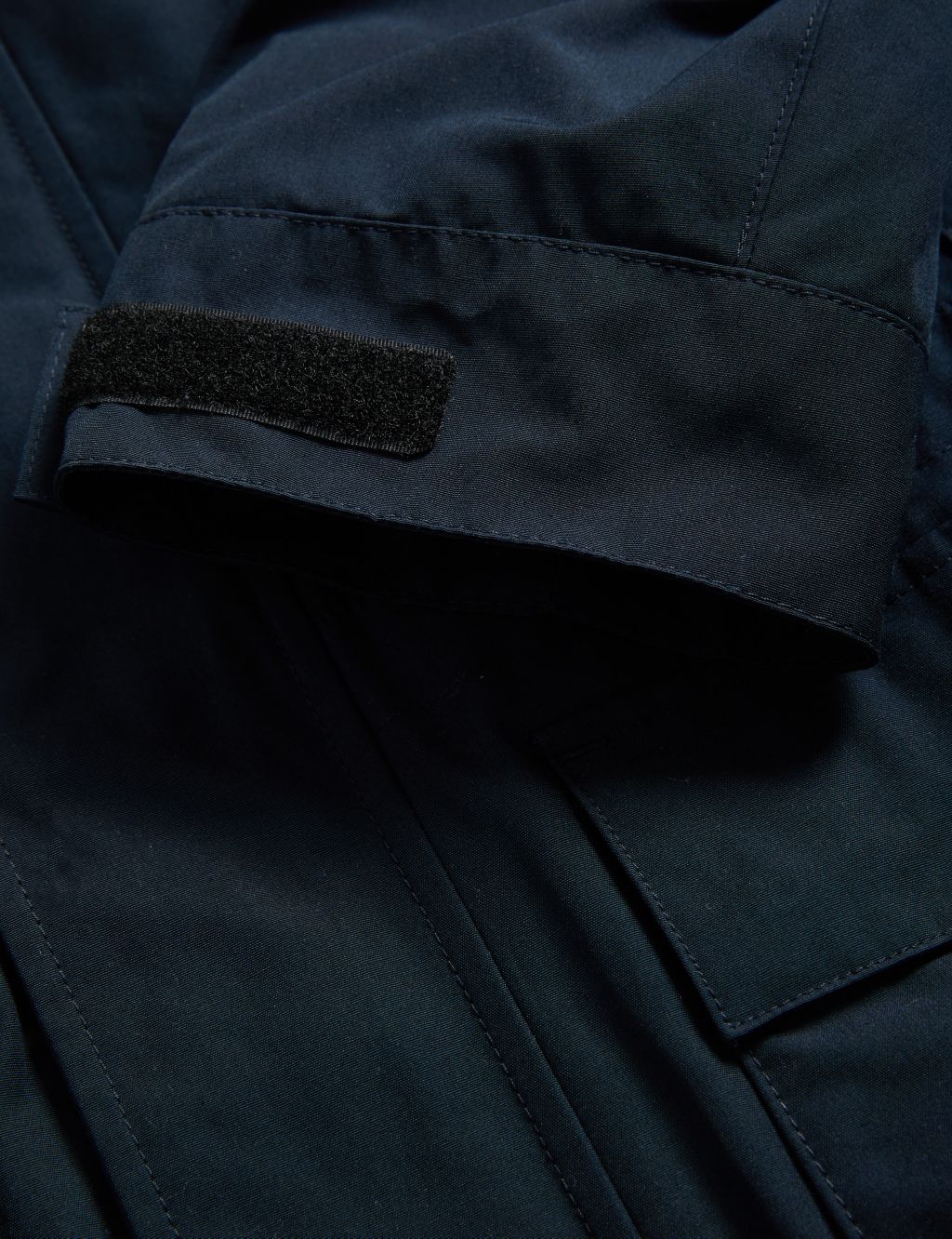 Cotton Blend Double Collar Technical Jacket image 7