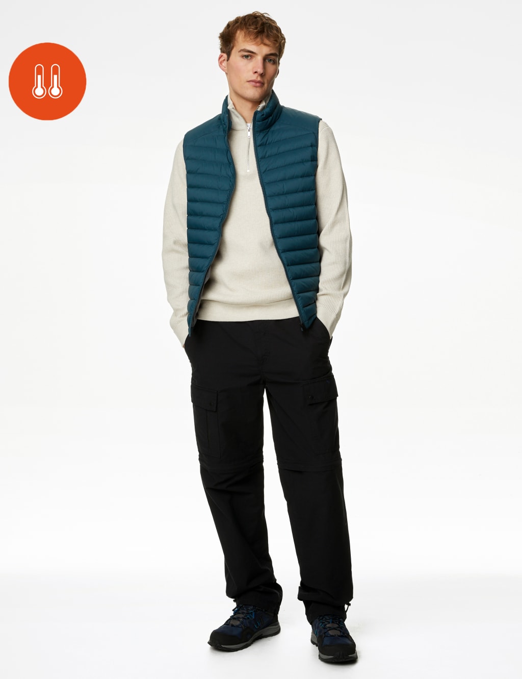 Feather and Down Gilet with Stormwear™ image 1