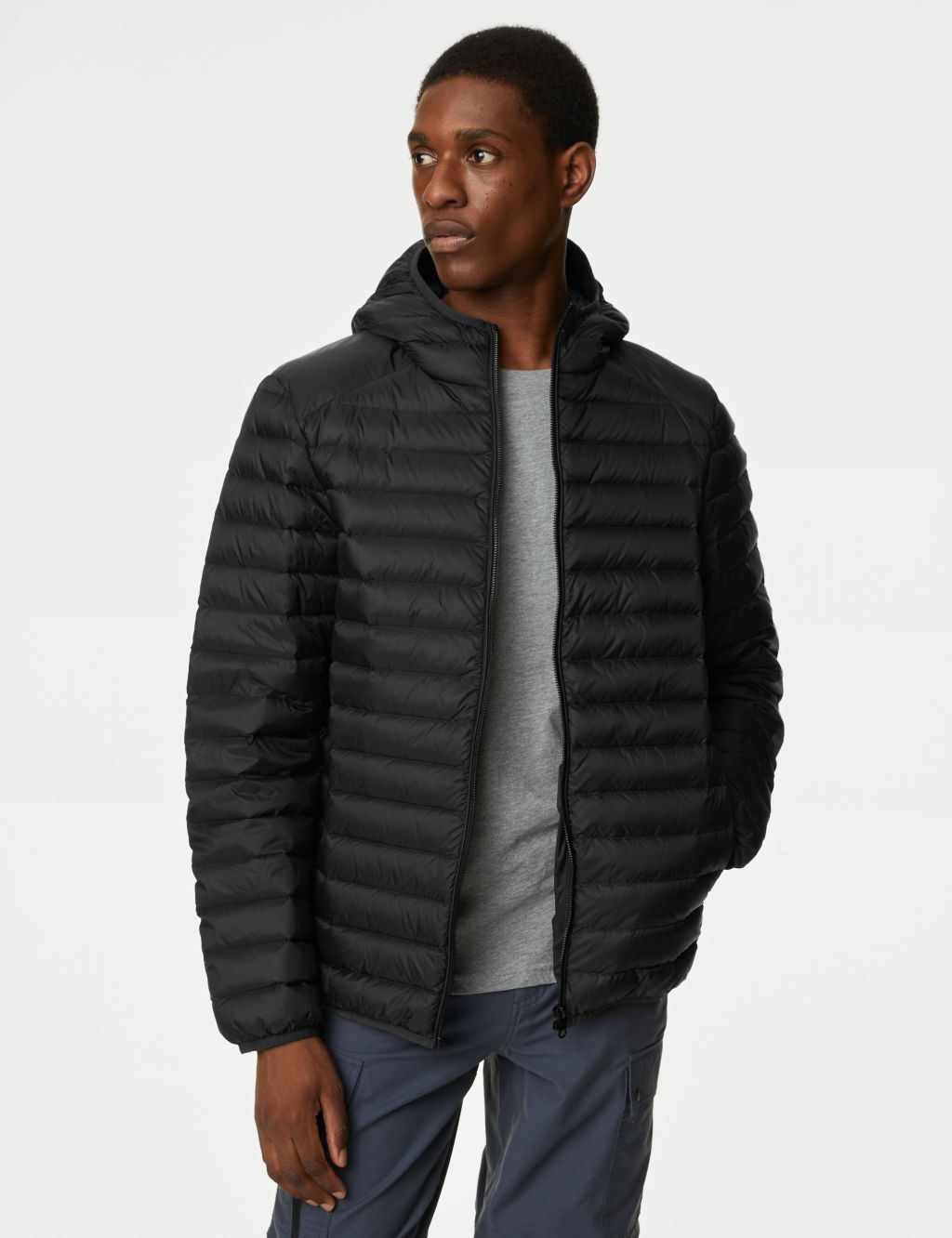Feather and Down Jacket with Stormwear™ image 3