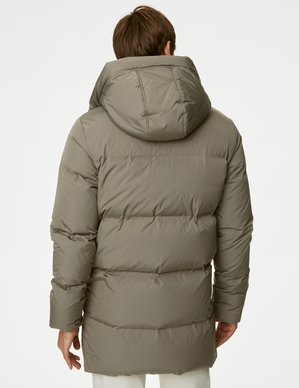 Feather & Down Padded Hooded Puffer Jacket with Stormwear™ image 5