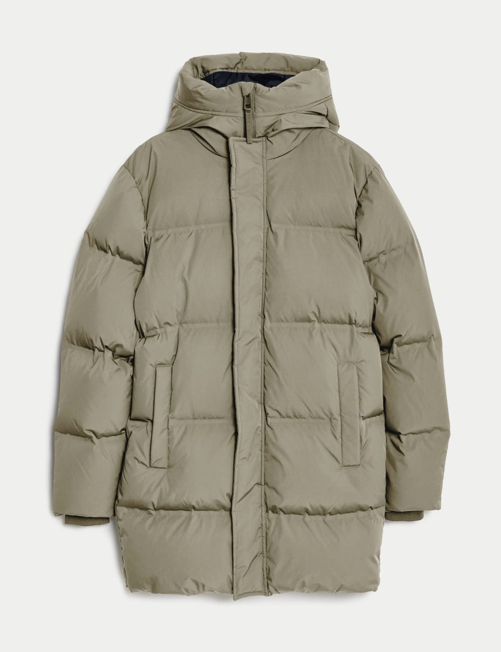 Feather & Down Padded Hooded Puffer Jacket with Stormwear™ image 2