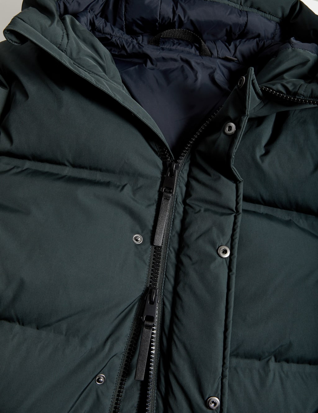 Feather & Down Padded Hooded Puffer Jacket with Stormwear™ image 6