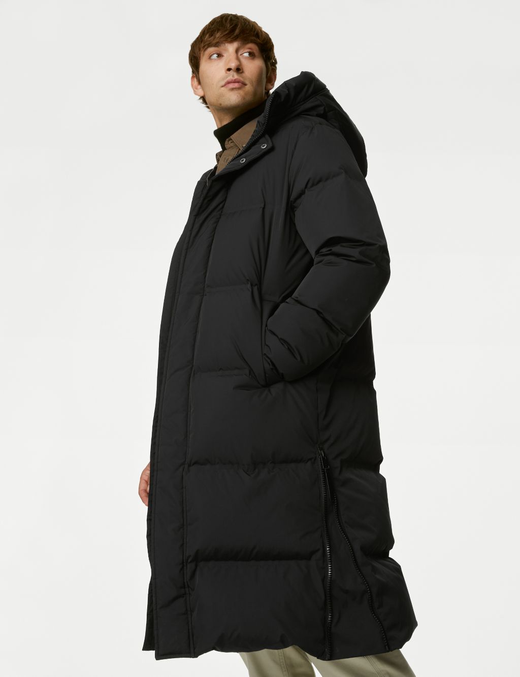 Feather and Down Puffer Jacket with Stormwear™ image 4