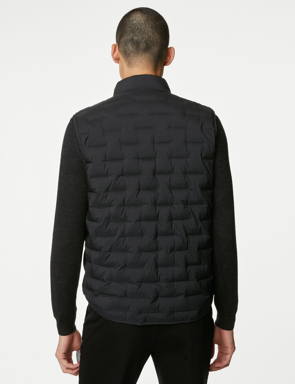 Feather and Down Padded Gilet with Stormwear™ image 5