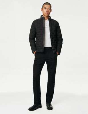 

Mens Autograph Feather and Down Textured Jacket - Black, Black