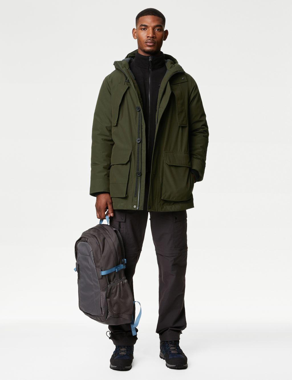 Hooded Parka Jacket with Thermowarmth™ image 4