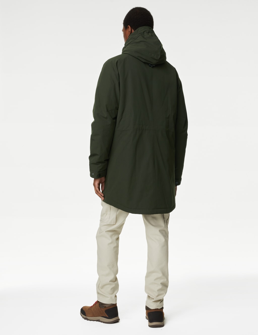 Borg Lined Parka Jacket with Stormwear™ image 3