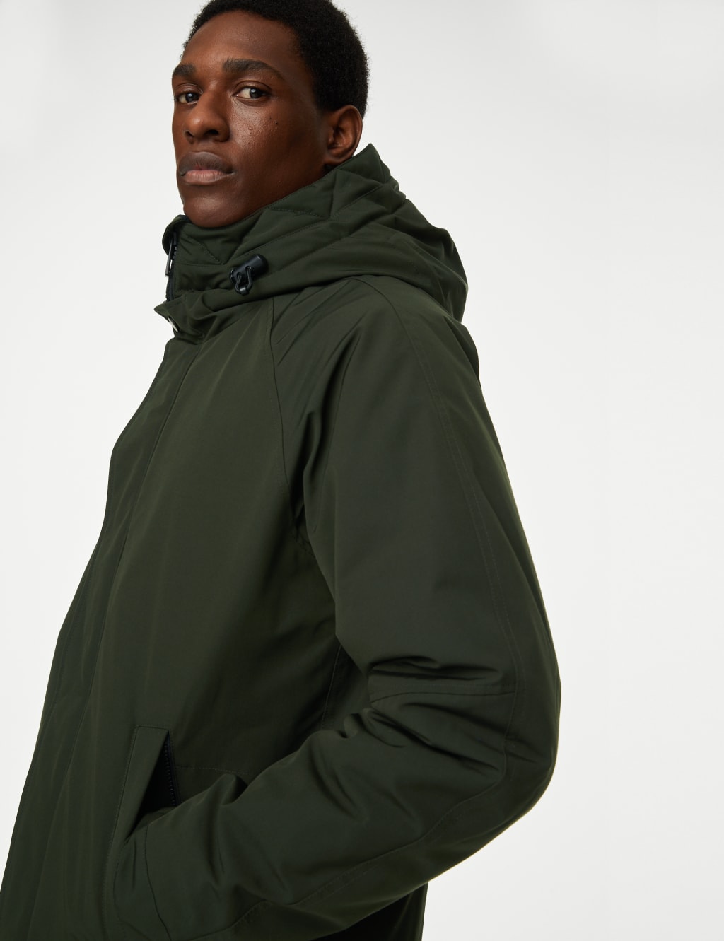 Borg Lined Parka Jacket with Stormwear™ image 5