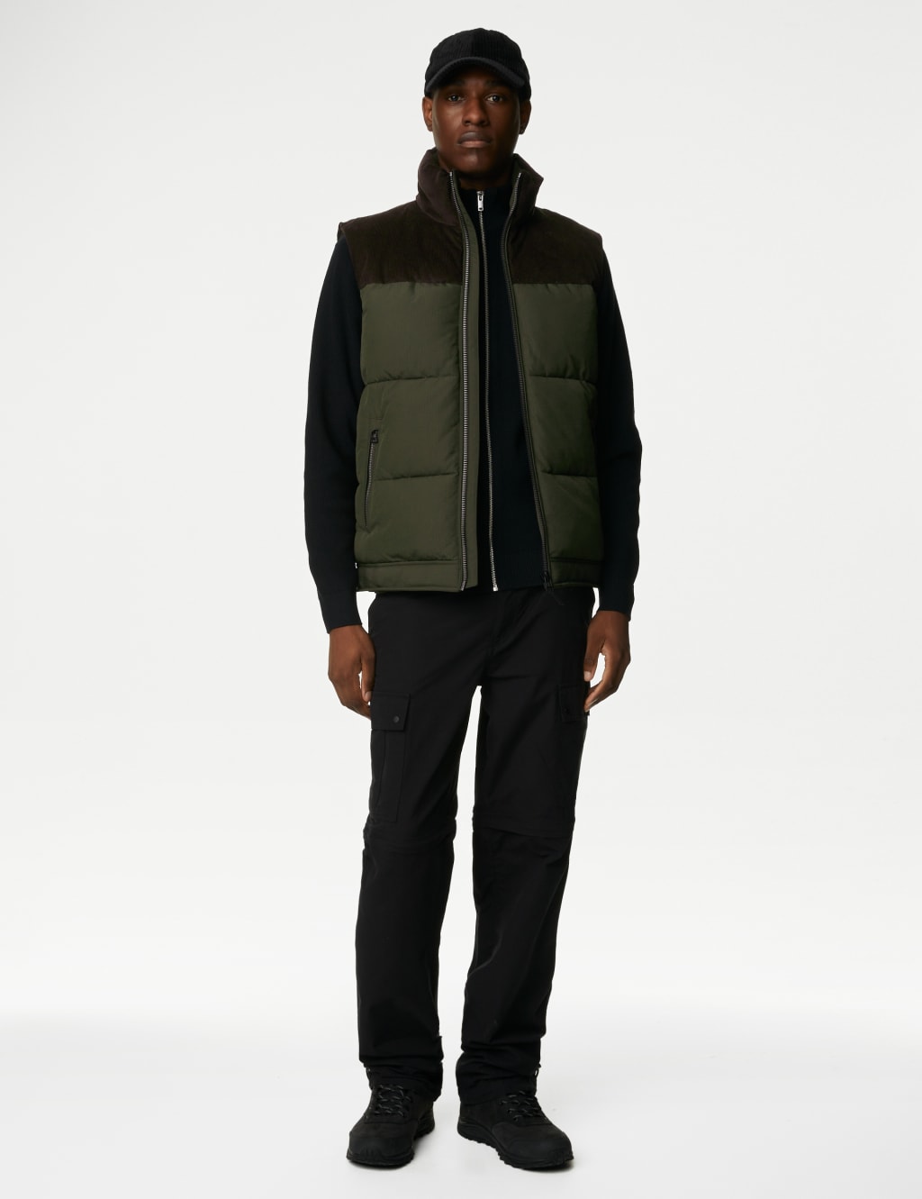 Corduroy Gilet with Thermowarmth™ image 3