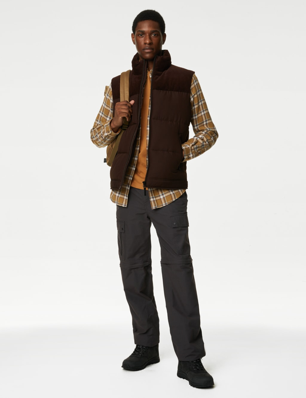 Corduroy Gilet with Thermowarmth™ image 3