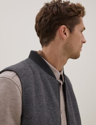 

Mens Autograph Reversible Quilted Gilet with Stormwear™ - Charcoal, Charcoal