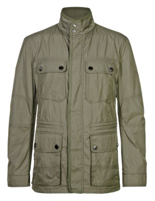 Premium 4 Pockets Military Jacket with Stormwear™ | Autograph | M&S