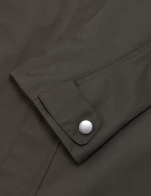 

Mens M&S Collection Hooded Mac With Stormwear™ - Dark Grey, Dark Grey
