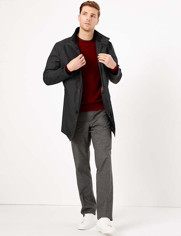 Checked Mac with Stormwear™