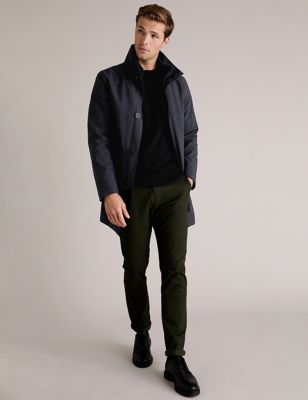 Padded Funnel Neck Mac with Stormwear™ - Marks & Spencer Greece Clickaway