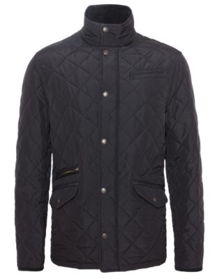 Water Resistant Quilted Jacket | Blue Harbour | M&S