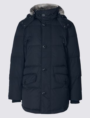 Down & Feather Parka with Stormwear™ | Blue Harbour | M&S