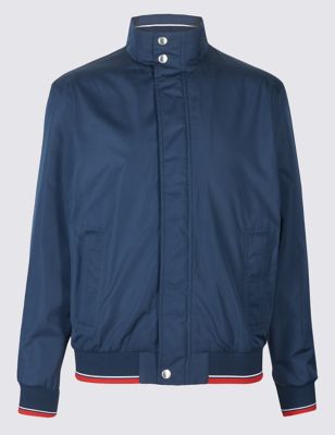 Lightweight Bomber Jacket with Stormwear™ | Blue Harbour | M&S