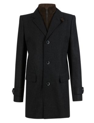 Wool Blend Double Collar Coat | Collezione | M&S