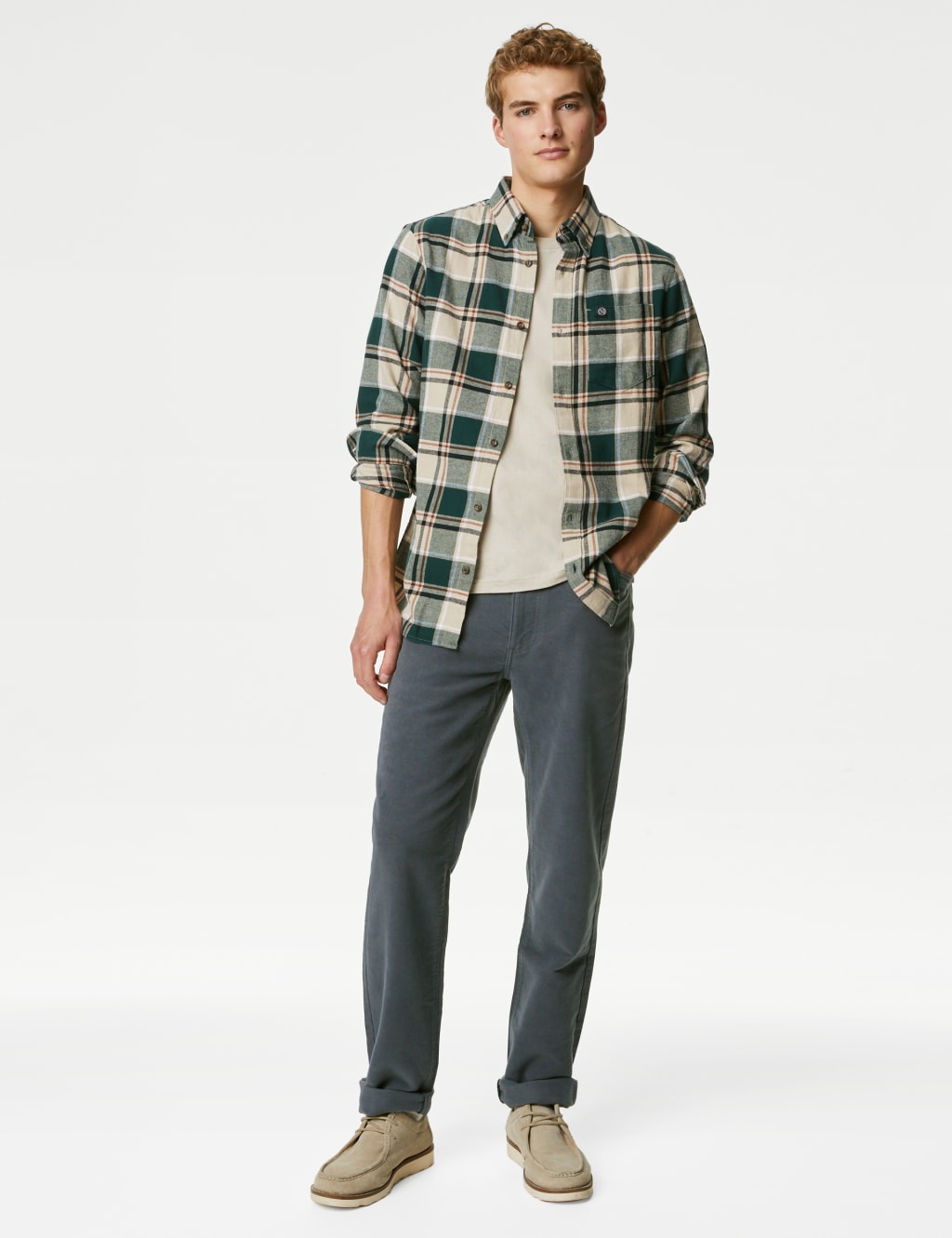 Men's Moleskin Trousers M&S