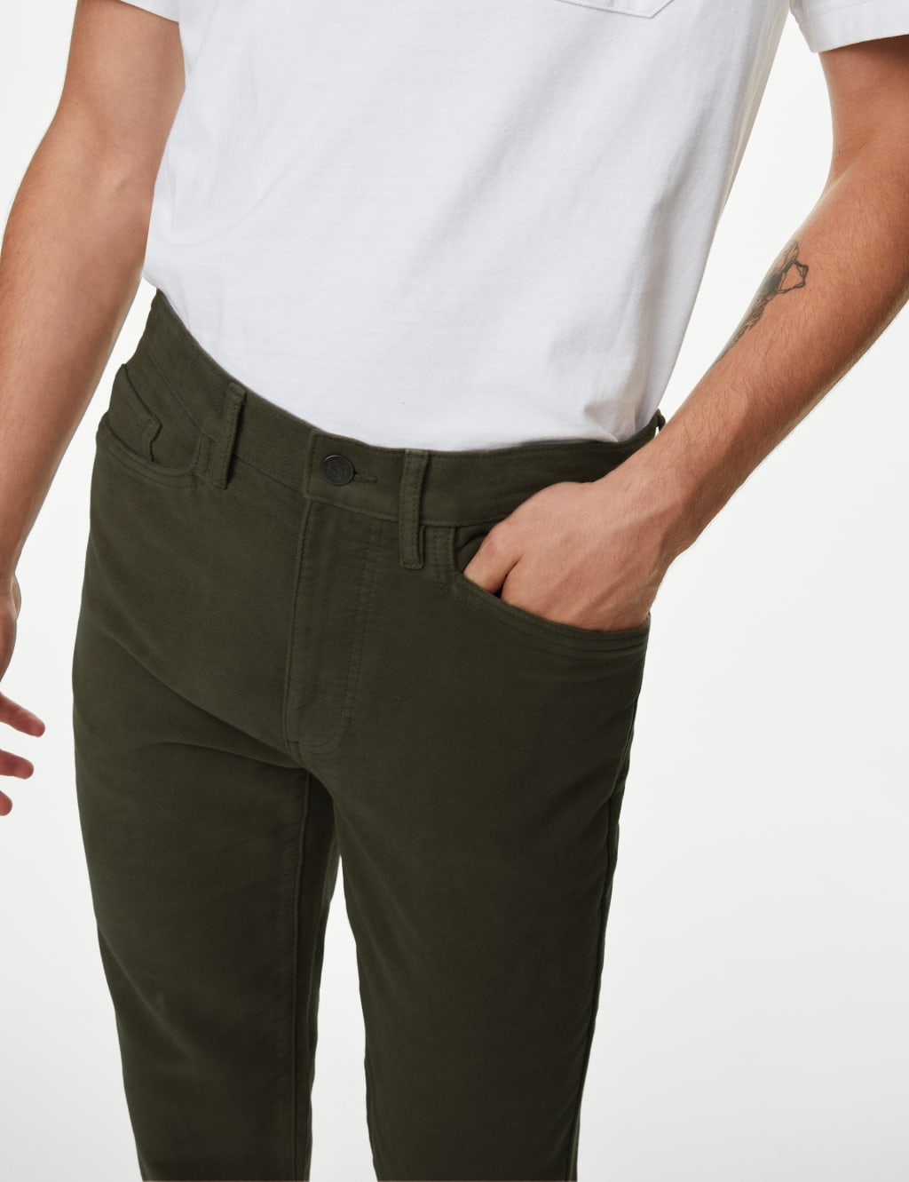 Men's Moleskin Trousers M&S