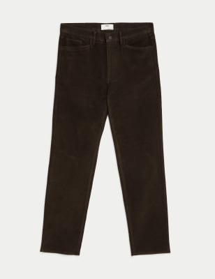 Tapered Fit Flat-Front Trousers