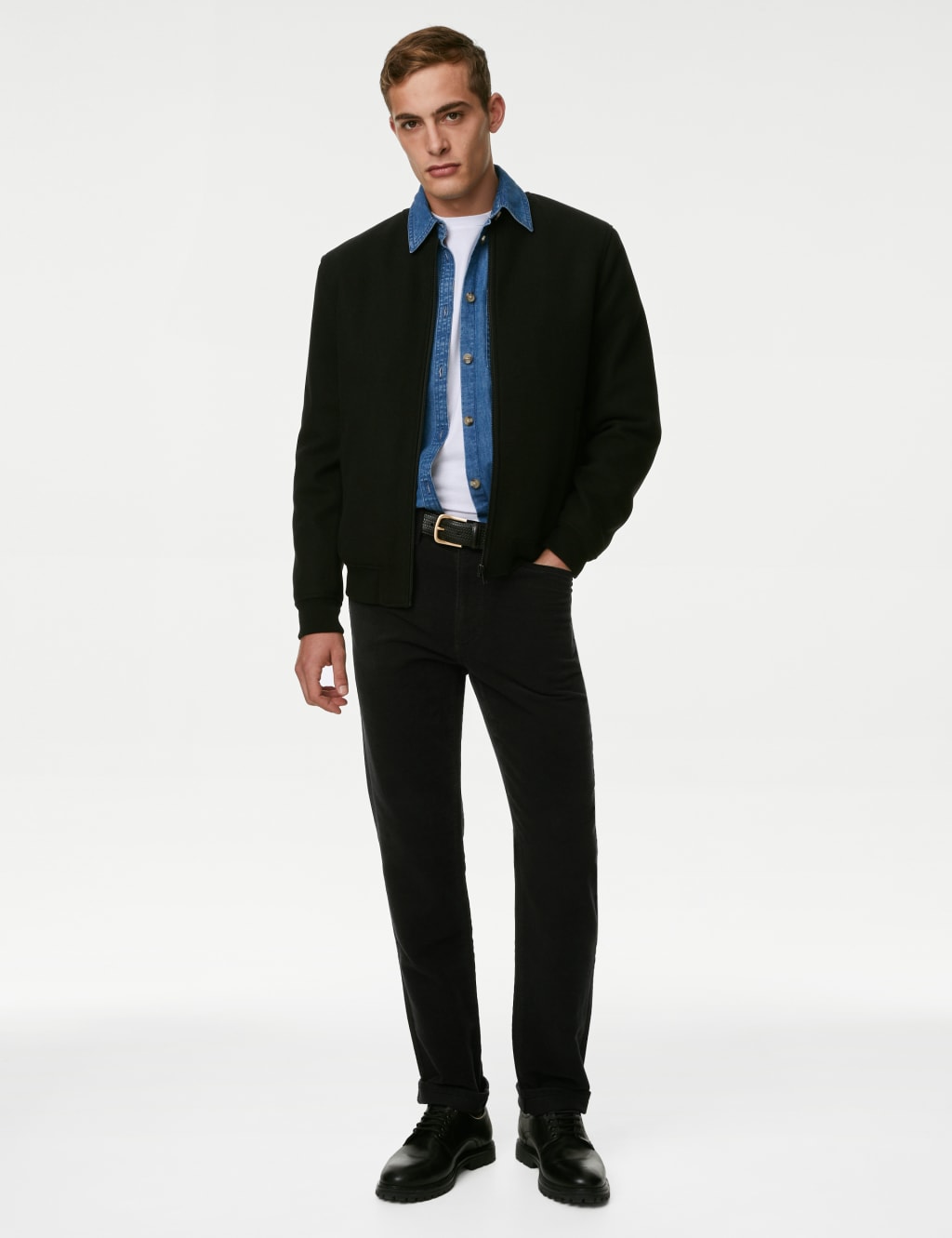 Regular Fit Moleskin Trousers image 3
