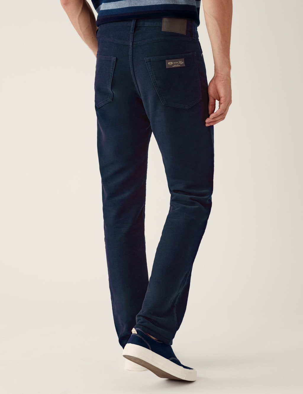 Regular Fit Moleskin Trousers image 4