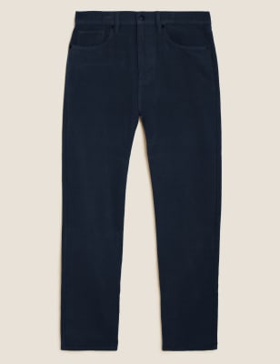 Regular Fit Moleskin Trousers