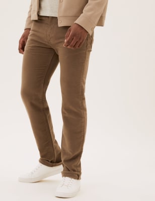 Pure Cotton Plain Regular Fit Trouser