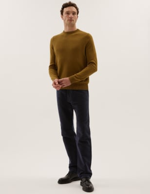 

M&S Collection Pantalón de molesquín italiano regular 100% algodónMens - Navy, Navy