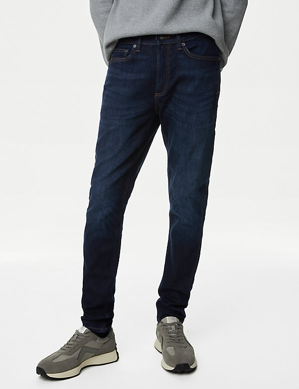 Skinny jeans met stretch in alle richtingen - BE