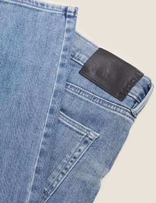 

Mens M&S Collection Gerade geschnittene Performance-Jeans mit Super-Stretch - Light Blue, Light Blue