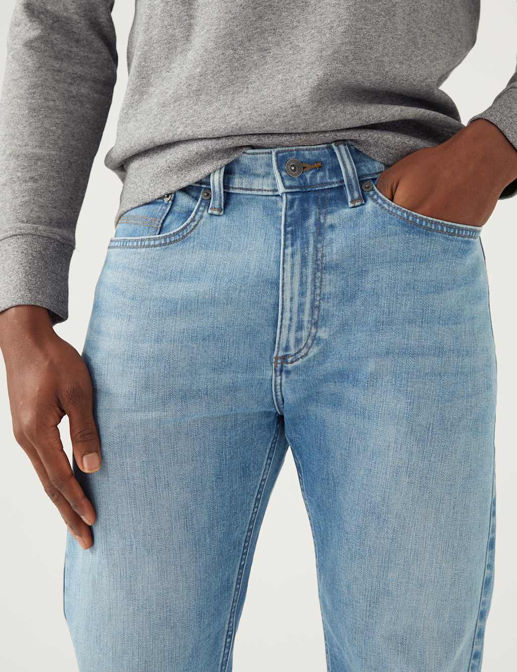 Straight Fit 360 Flex Jeans image 4