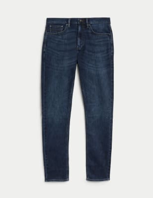 

M&S Collection Jeans slim fit con flexibilidad de 360 gradosMens - Medium Blue, Medium Blue
