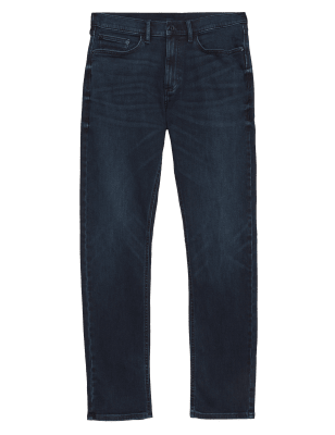 

Mens M&S Collection Slim fit Super Stretch Performance Jeans - Dark Indigo, Dark Indigo