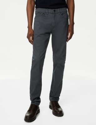 Grey, Men's Trousers